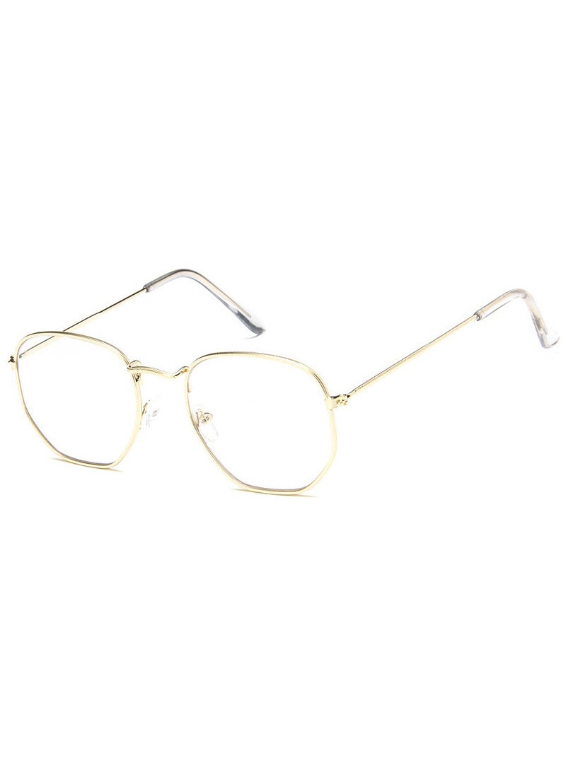 Generic - 2022 Retro Square 3548 Sunglasses UnisexSilver frame white flat Silver frame white flat - Image 1