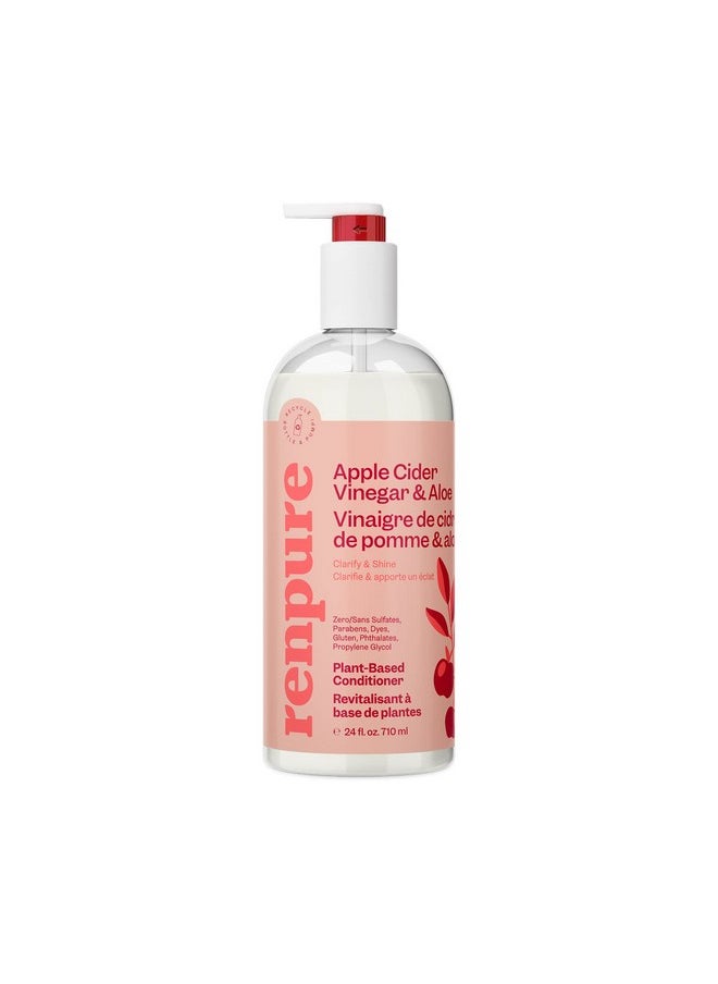 Renpure - Enpure Plant Based Apple Cider Vinegar & Aloe Clarify & Shine Conditioner 24 Oz - Image 1