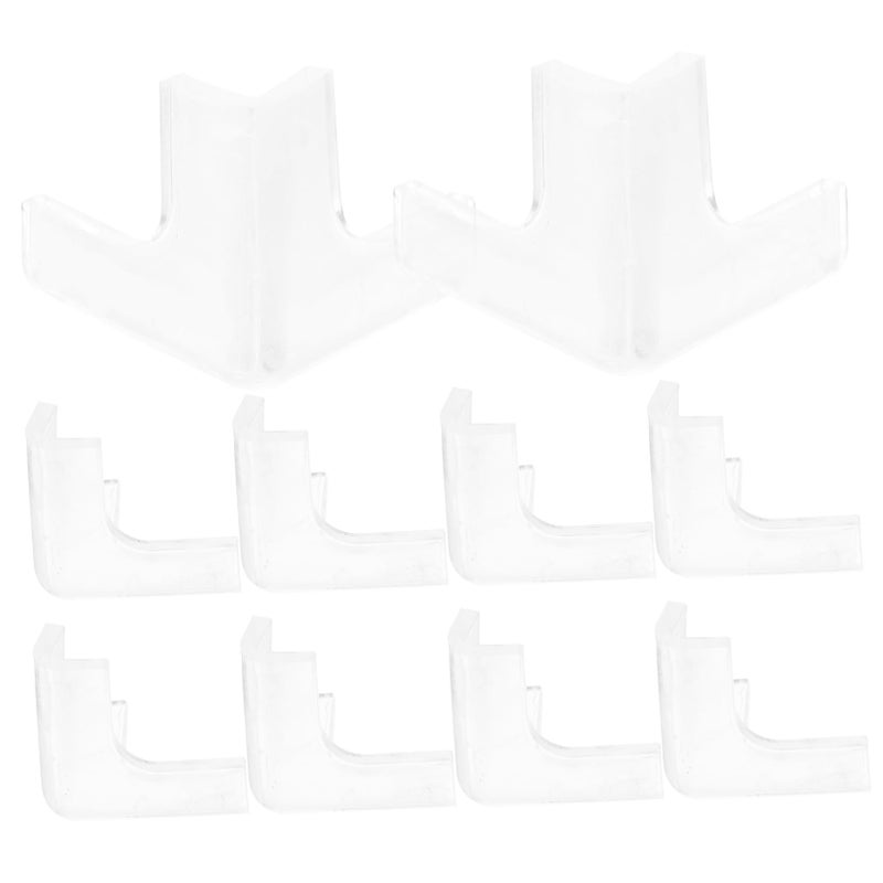 Transparent Flexible Picture Frame Corner Protectors 20 Pieces Furniture Bumpers For Safe Display - Image 2