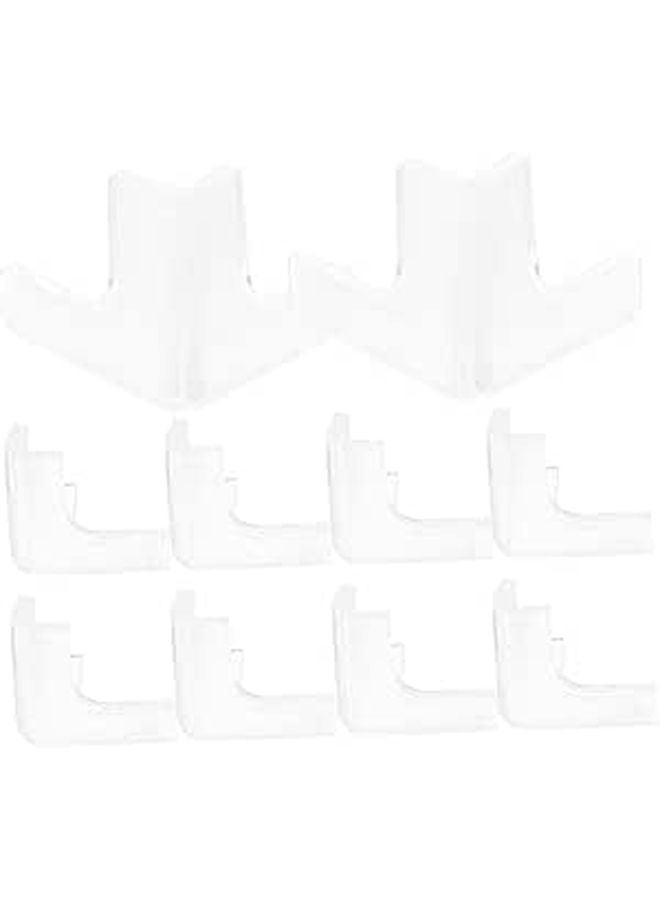 Transparent Flexible Picture Frame Corner Protectors 20 Pieces Furniture Bumpers For Safe Display - Image 1