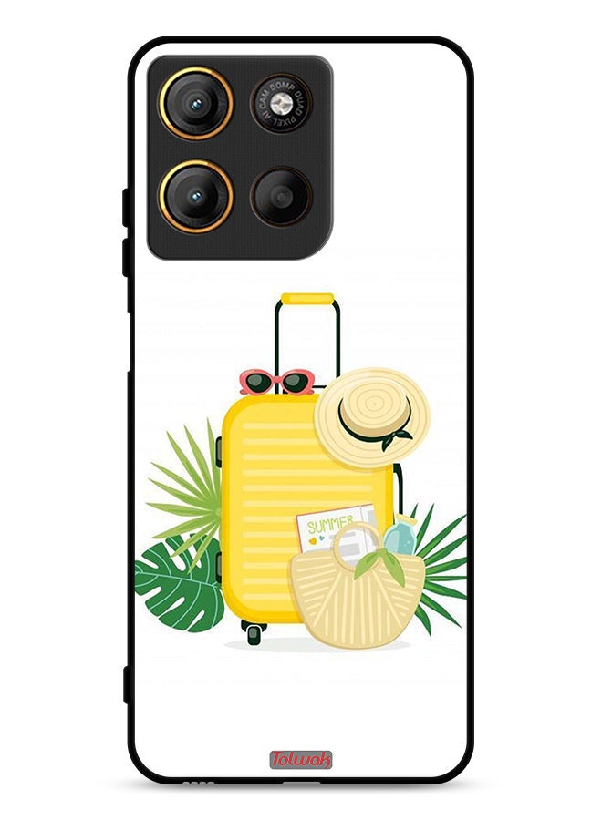 Tolwak Motorola Moto G15 Protective Case Cover Summer Digital Art