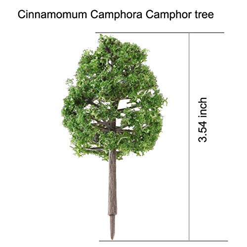 AnyBack Model Trees, Miniature Trees, Rainforest Trees, Diorama Models Trees, Architecture Trees, Model Landscape Railroad Railways Train Scenery Scale Trees with No Stands 12 Set - Image 4