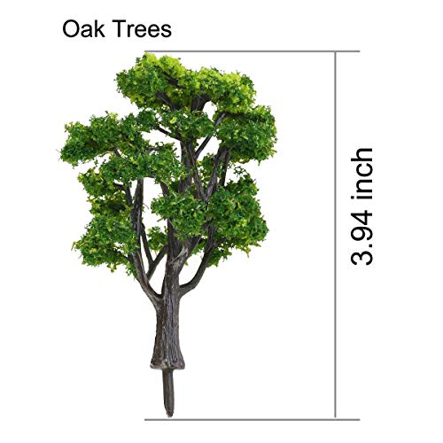 AnyBack Model Trees, Miniature Trees, Rainforest Trees, Diorama Models Trees, Architecture Trees, Model Landscape Railroad Railways Train Scenery Scale Trees with No Stands 12 Set - Image 2