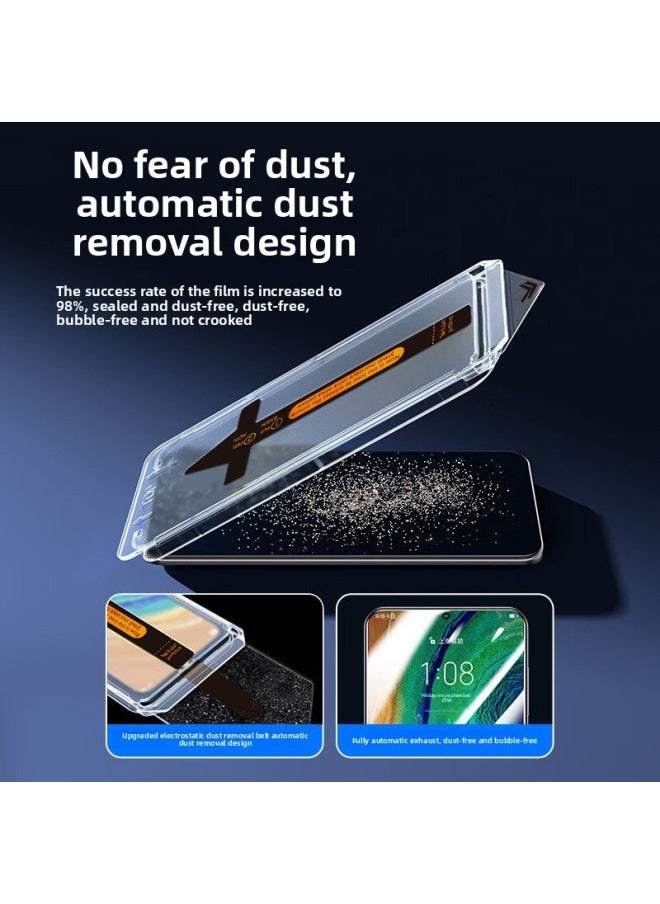 Generic - Applicable To Apple 16ProMax Tempered Film IPhone6 Anti-peep Film Dust-free Warehouse Seconds Film IPhone16Plus-Color:Dust-free Warehouse Instant Release [ultra-clear Film] - With Packaging-Size:iPhone12 - Image 1