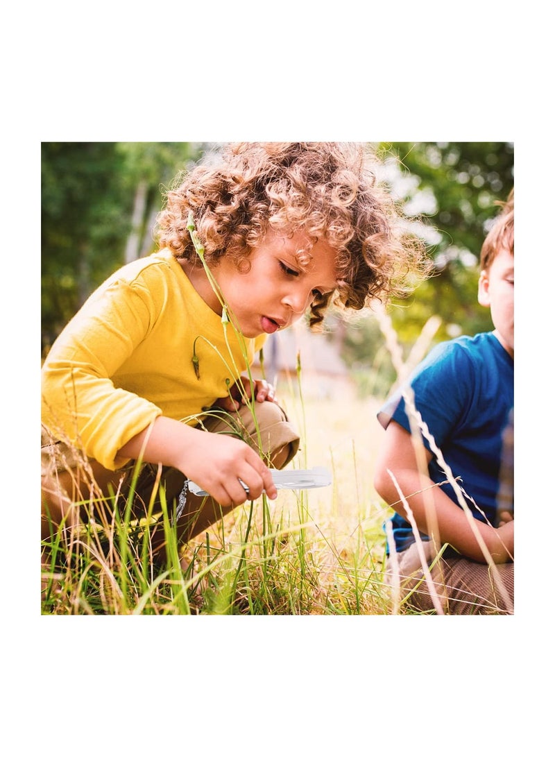 2PCS 8X 20X Pocket Magnifying Glass with Light - Compact Folding Handheld Jewelry Loupe, Keychain Magnifier for Low Vision, Coin, Stamp, Menu Inspection, and Exploration. - Image 5