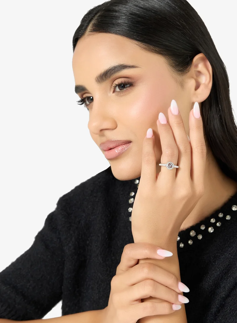 GUESS Tiny Pearly Logo Ring