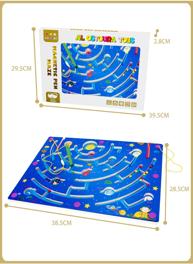 al ostoura toys - LW3049 Space Magnetic Game Maze Educational Toys Gift - Image 1