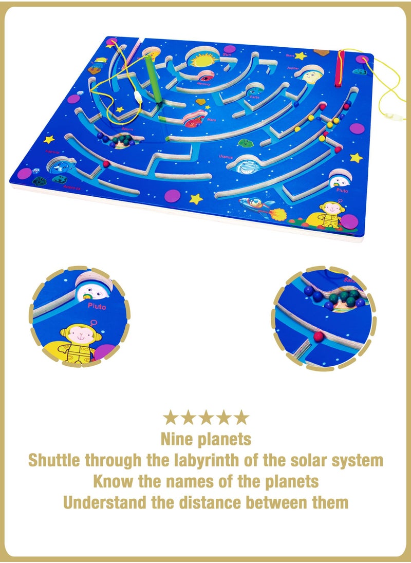 al ostoura toys - LW3049 Space Magnetic Game Maze Educational Toys Gift - Image 1