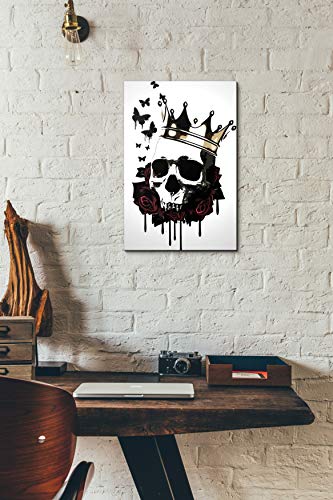 Cortesi Home CH-CA121882 "El Rey De La Merete" By Nicklaus Gustafson Gisele Canvas Wall Art, 12"X18", Grey - Image 2