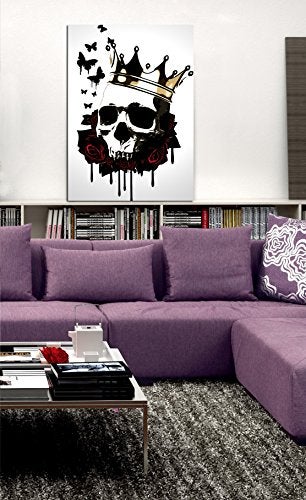 Cortesi Home CH-CA121882 "El Rey De La Merete" By Nicklaus Gustafson Gisele Canvas Wall Art, 12"X18", Grey - Image 3