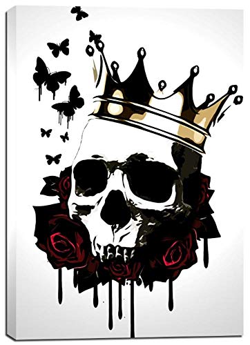 Cortesi Home CH-CA121882 "El Rey De La Merete" By Nicklaus Gustafson Gisele Canvas Wall Art, 12"X18", Grey - Image 1