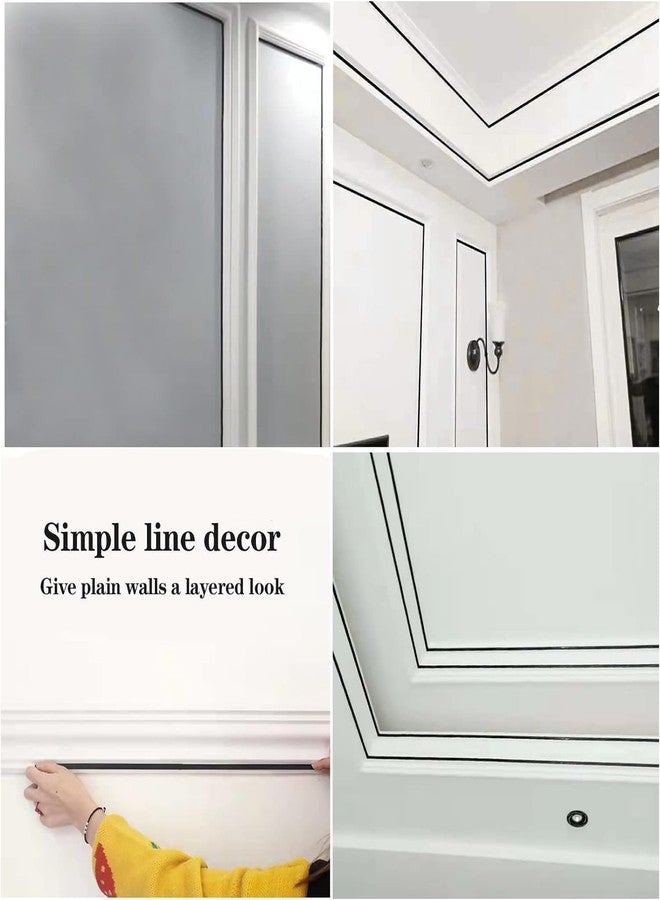QUILBOOL Waterproof Gold Home Decoration Tape – Flexible Self-Adhesive Trim for Wall Gaps, Tile Sealing, Countertops & Bathroom Fixtures – Peel & Stick Ceiling Molding (1Pcs, 6 Meter) - Image 3