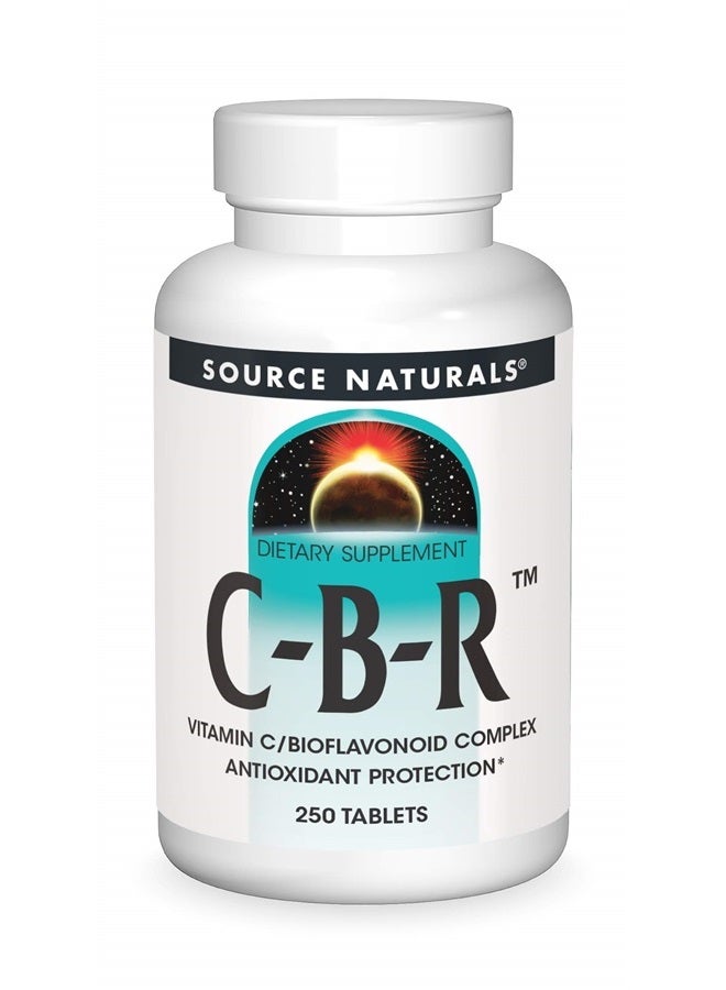 Source Naturals C-B-R - فيتامين C، مركب البيوفلافونويد للحماية من الأكسدة - 250 قرص - Image 1