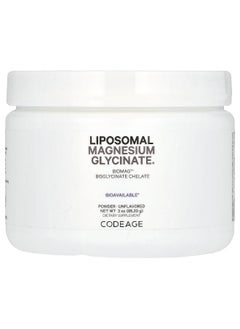 Codeage Codeage, Liposomal Magnesium Glycinate Powder, Unflavored, 3 oz (85.2 g)  - Image 1