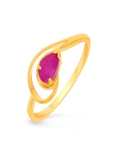 Malabar Gold and Diamonds 22 Carat 916 Purity Gemstone Ring PNAFNC082RN1Y14