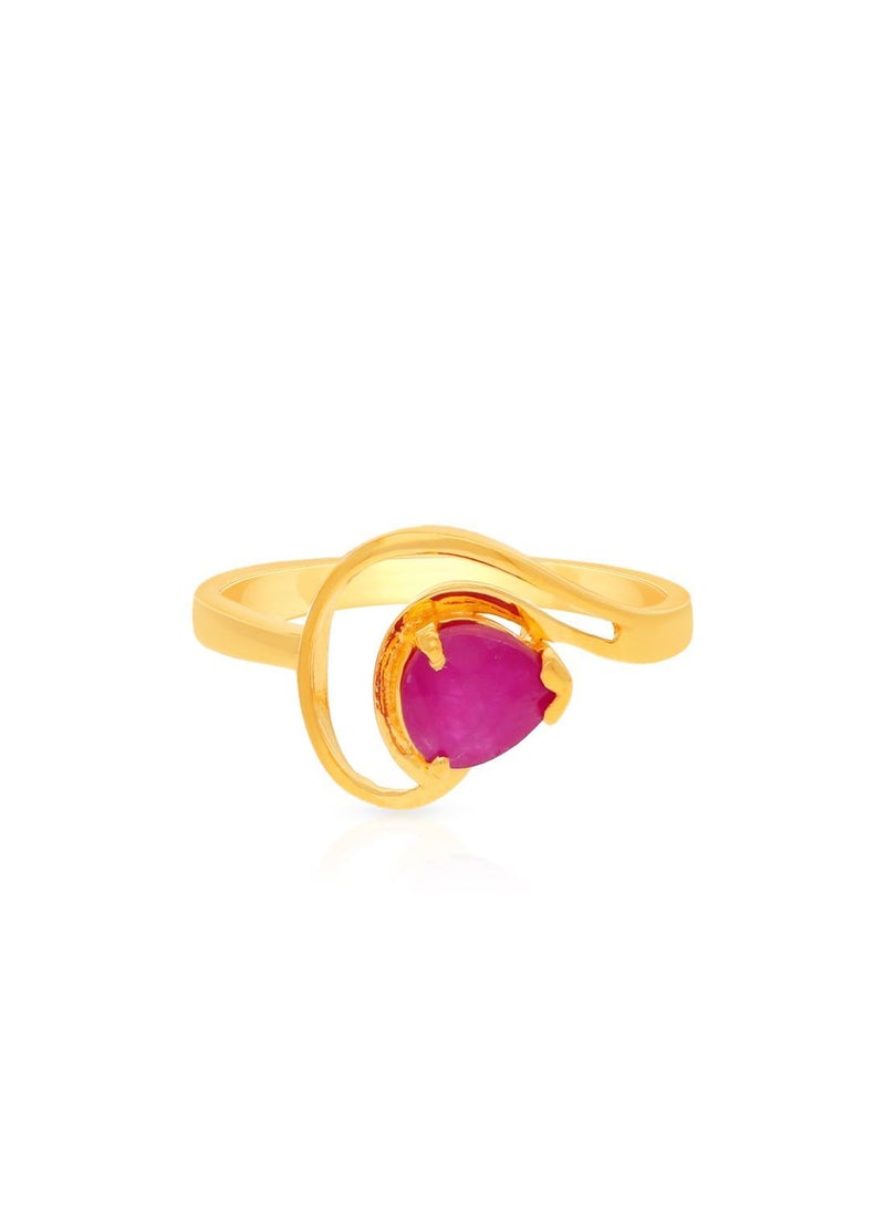 Malabar Gold and Diamonds - Malabar Gold and Diamonds 22 Carat 916 Purity Gemstone Ring PNAFNC082RN1Y14 - Image 1