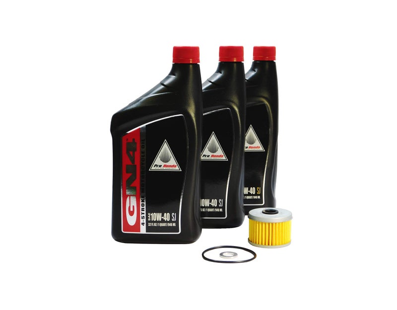 Honda 2000-2005 Honda Rancher 350 TRX350 TM TE FM FE OEM Pro Honda Oil Change Kit H25 - Image 1