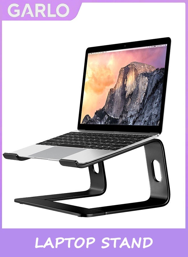 Garlo Laptop Stand, Ergonomic Aluminum Laptop Computer Stand, Detachable Laptop Riser Notebook Holder Stand Compatible with MacBook Air Pro, Dell XPS, HP, Lenovo More 10-15.6” Laptops. - Image 1