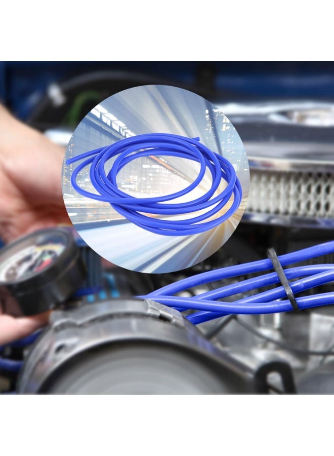Silicone Vacuum Tube 4mm X 5 Meters, High Temp Flexible Hose Tubing for Air Pump Gauge Universal Application, (Blue) - Image 2