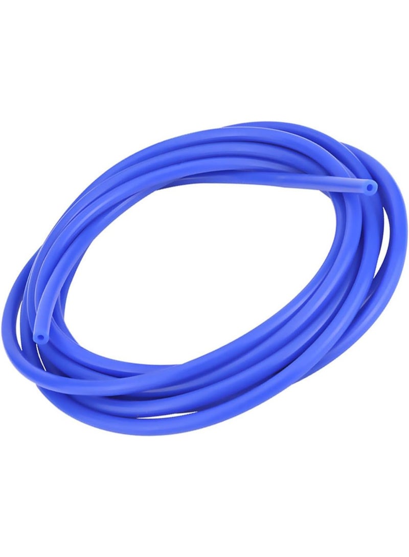 Silicone Vacuum Tube 4mm X 5 Meters, High Temp Flexible Hose Tubing for Air Pump Gauge Universal Application, (Blue) - Image 5