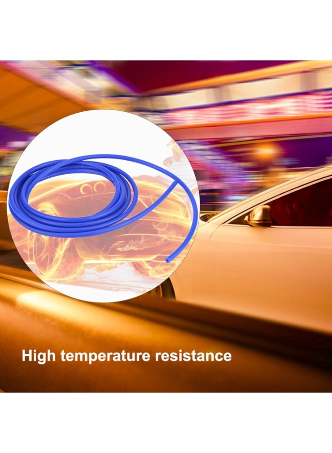 Silicone Vacuum Tube 4mm X 5 Meters, High Temp Flexible Hose Tubing for Air Pump Gauge Universal Application, (Blue) - Image 3