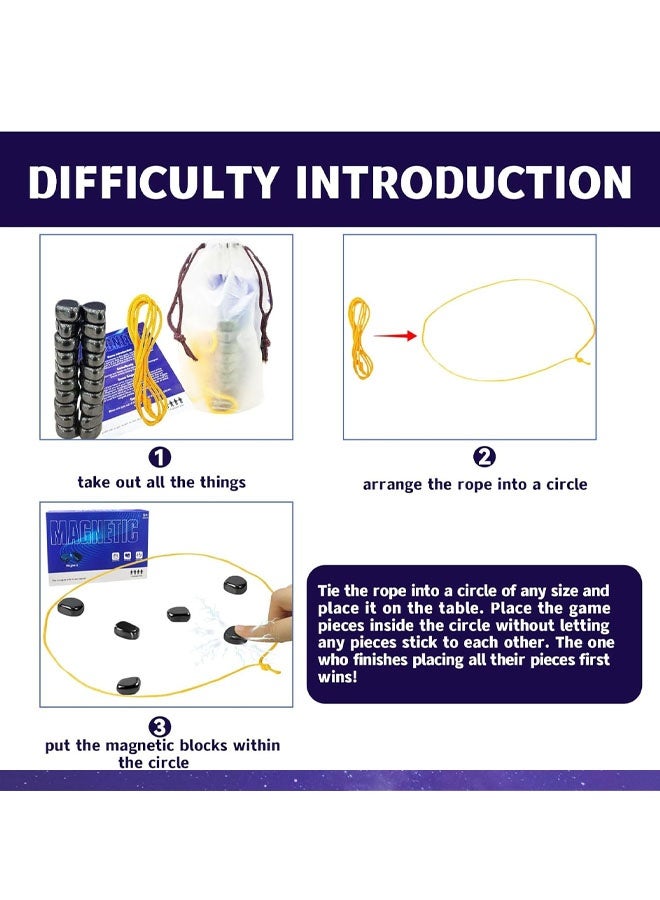 Magnetic Chess Game  Toys - Fun Tabletop  Game, Strategy Board Game for Family Game Night, Fun Tabletop Multiplayer Chess for Family Gatherings, for Indoor and Outdoor Use - Image 3