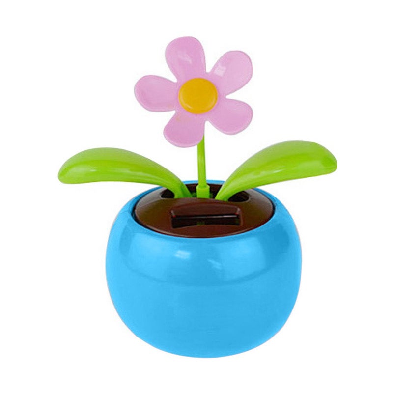 Spedy Car Decoration Solar Power Dancing Flower - Blue Snews_54 - Image 4