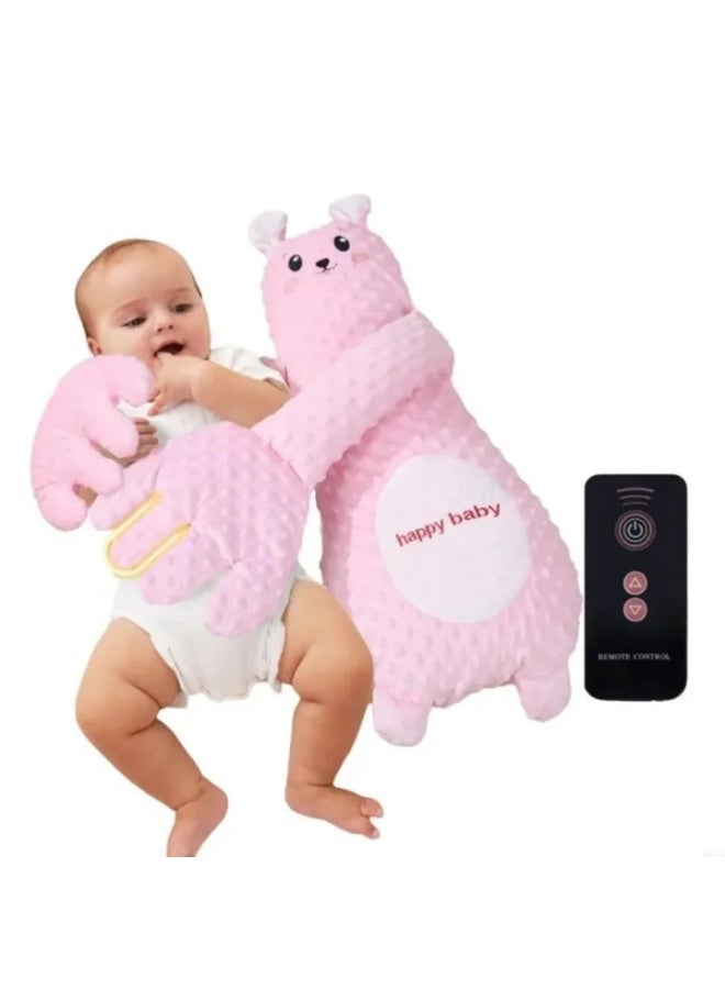 FALMER Baby pacifier toys, cute plush animal toys for girls and boys, soothing toys for home and travel with Remote Control - Image 1