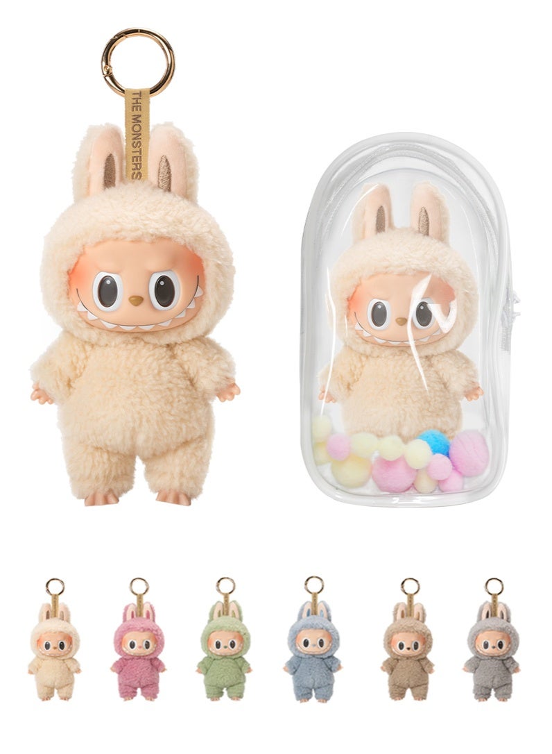 Labubu 1st Generation Vibrant Macaroon Monster-Soymilk - Image 1