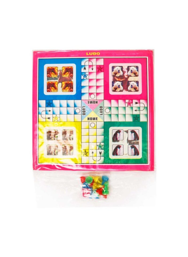 8"X8" Ludo & Snake+Ladder W/Coins
