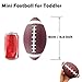 ABAJI Toy Football 2PCS 6 inch Small Mini Ball for Kid Toddler Soft Rubber Come with Pump Needle Boys Girls Gift Party Decor - Image 4