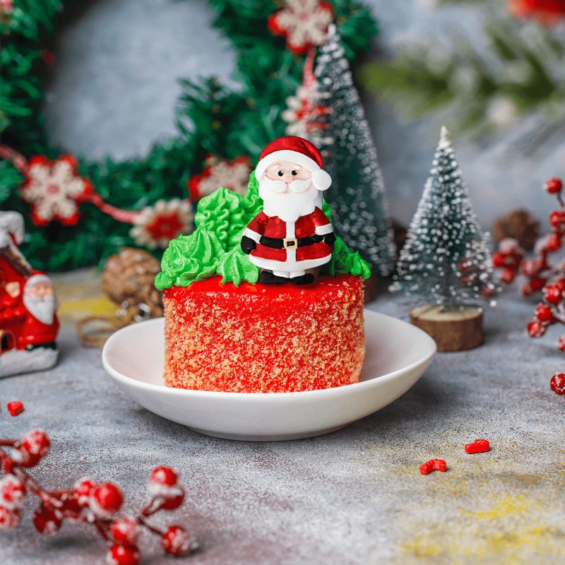 LLPMutu Christmas Fondant Molds Christmas Silicone Candy Molds 3D Santa Claus Snowman Reindeer Silicone Christmas Cookie Mold Candy Cane Chocolate Mold for Candy Pudding Jelly Cake Cupcake Topper Decoration - Image 2