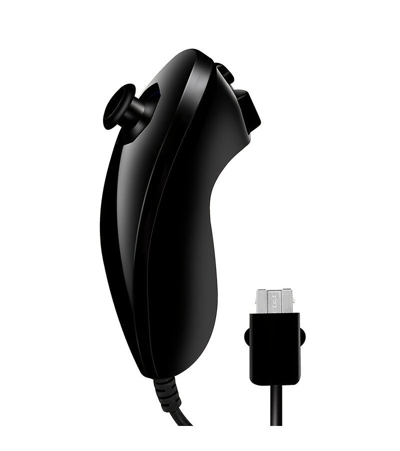 Wii U Wii Left Controller Black Compatible Replacement - Image 2