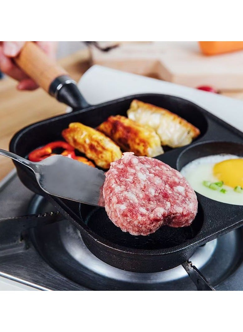 General 3-in-1 cast iron omelette skillet steak frying pan egg hamburger breakfast pan  - Image 4