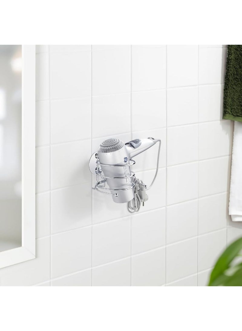 Wenko - Wenko Turbo-Loc Hair Dryer Holder – Wall-Mounted, Space-Saving Bathroom Organizer for Hair Tools - Image 1