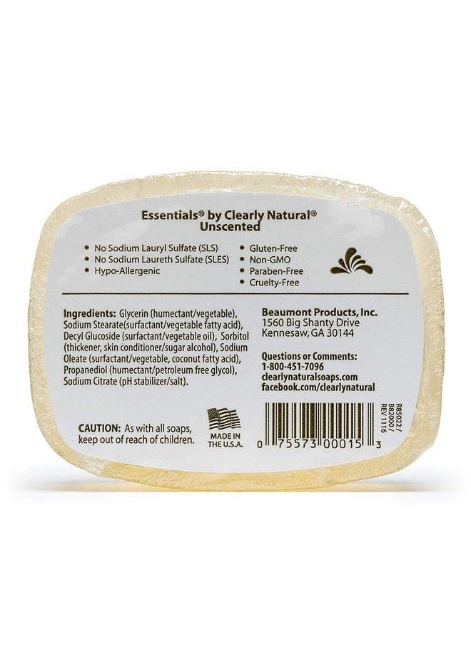 Clearly Natural Glycerin Bar Soap Unscented4 Ounce (Pack Of 6)  - Image 5