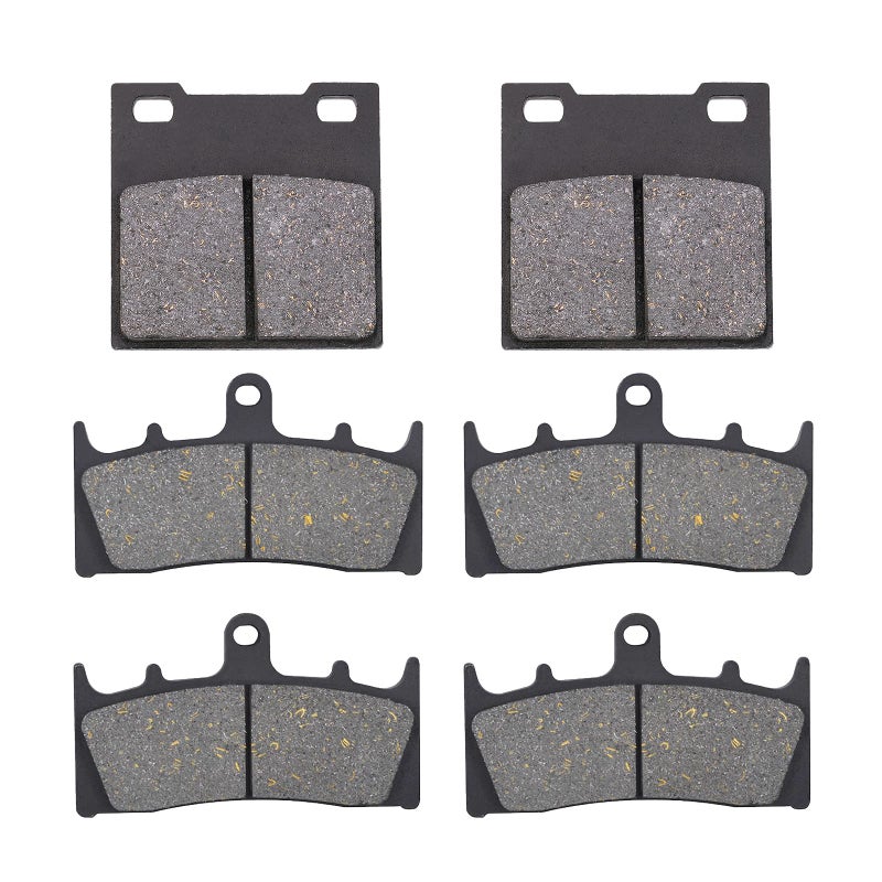AHL Front and Rear Brake Pads Set for Suzuki GSX1300 R Hayabusa 1999-2007 GSF1200 SK/K Bandit 2001-2005 GSXR750 W/T/V/X 1996-1999 /GSXR 600 1997-2003/TL1000S 1997-2001 (Semi-metallic) - Image 1