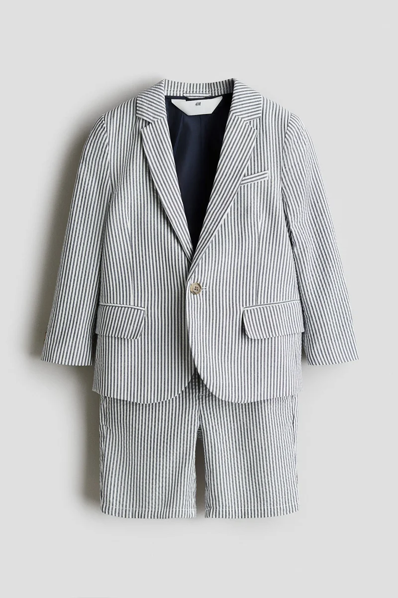 H&M 2-piece seersucker set