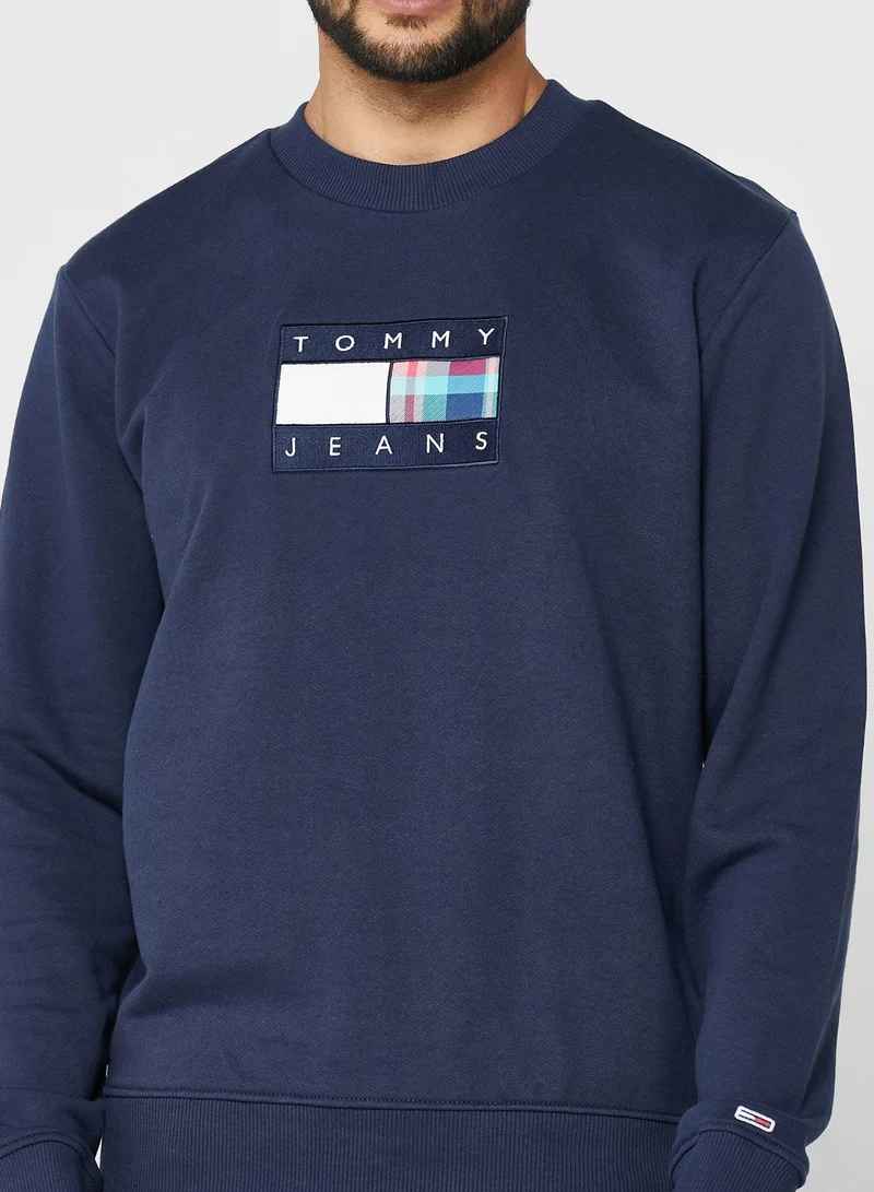 TOMMY JEANS Logo Printed Sweatshirt