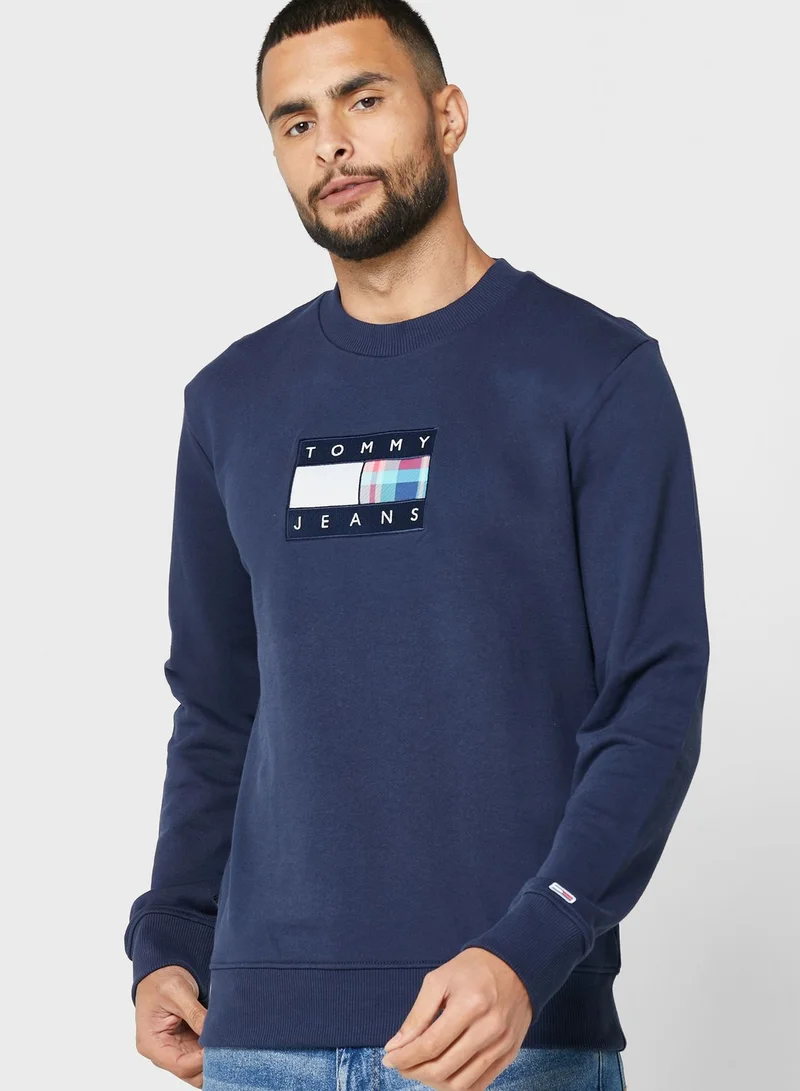 TOMMY JEANS Logo Printed Sweatshirt