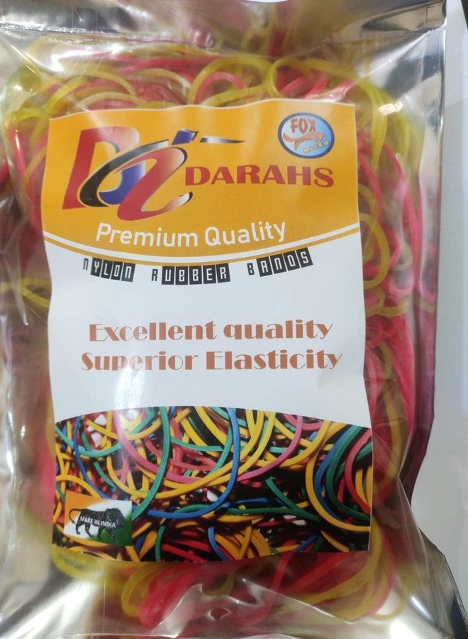 DARAHS مجموعة من 500 رباط مطاطي بأحجام وألوان متنوعة (1 بوصة) - Image 3