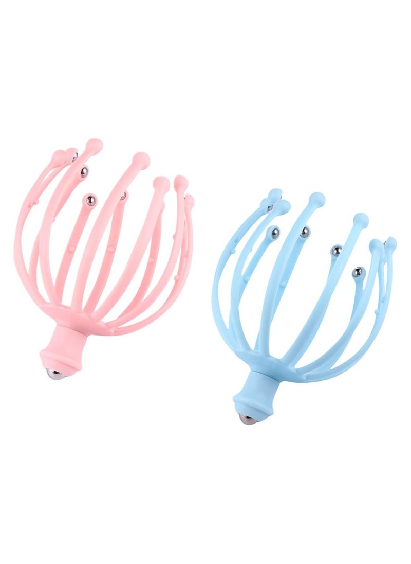 Generic 3 Pcs Head Massager Scalp Scratcher Handheld Head Massage Tingler For Deep Relaxation Hair Stimulation And Stress Relief  - Image 2