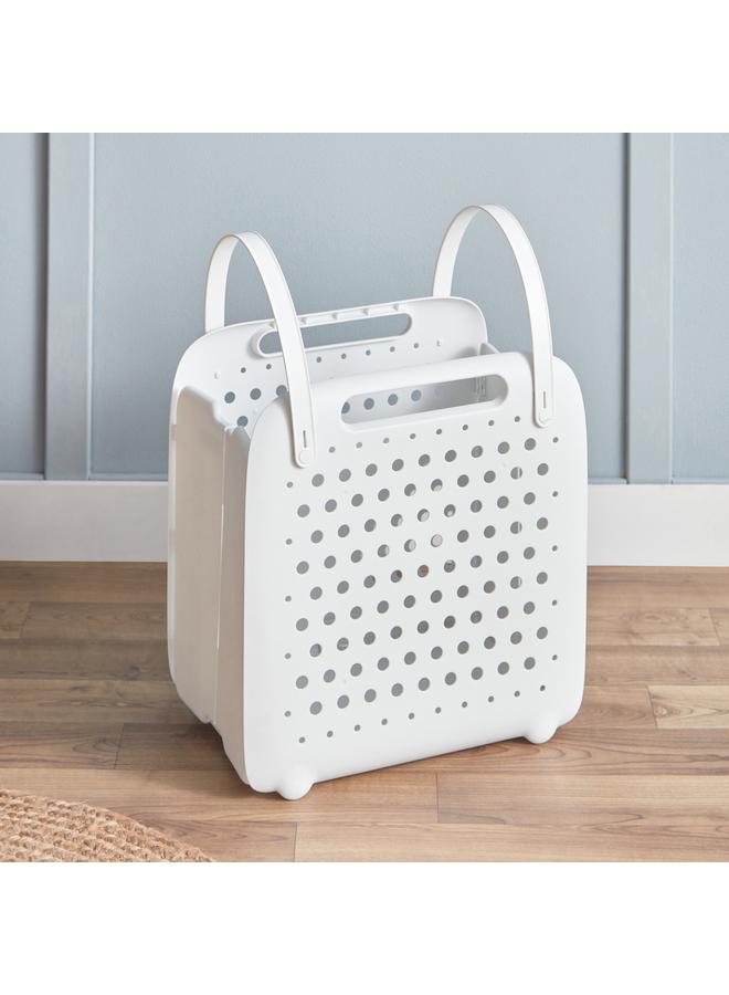 Home Box Collapsible Laundry Basket With Handle  - Image 3