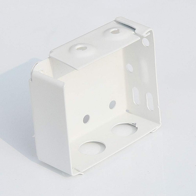 Cutelec 2pcs Box Mounting Bracket for High Profile Blinds 2inch White Color Window Blinds Headrail Holder Bracket - Image 4