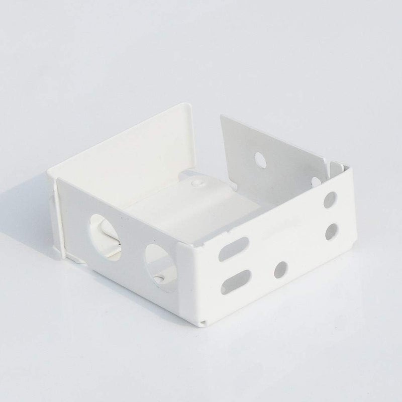 Cutelec 2pcs Box Mounting Bracket for High Profile Blinds 2inch White Color Window Blinds Headrail Holder Bracket - Image 5