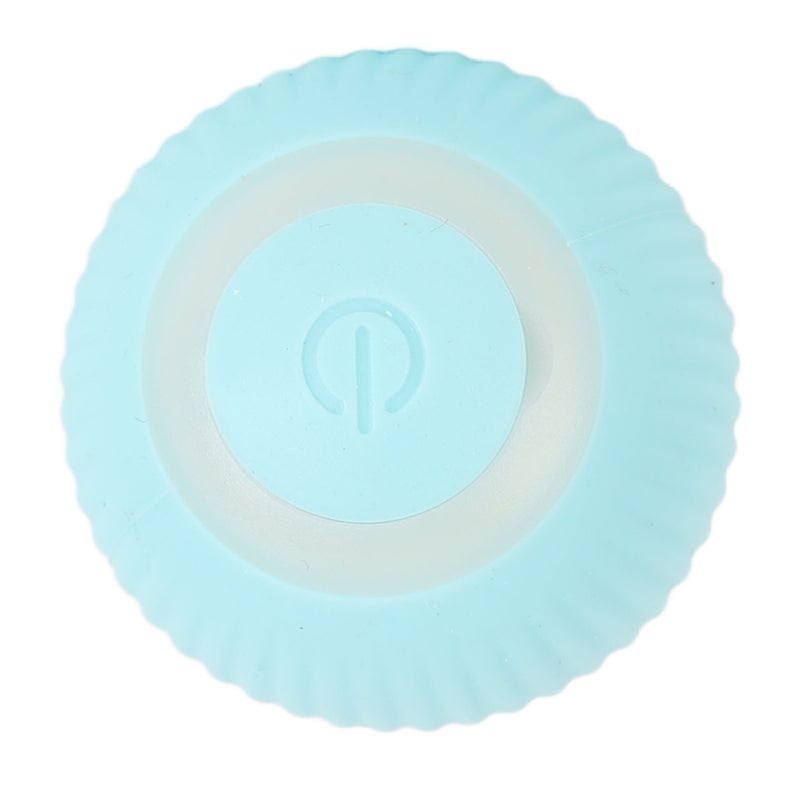 Funny Cat Ball Electric Silicone Automatic Rotating Smart Interactive Cat Toys Ball Blue - Image 4