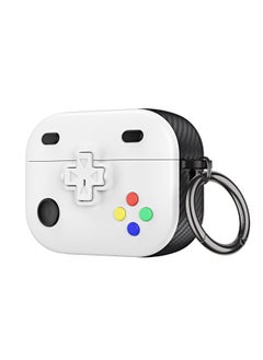 For AirPods Pro2 Bluetooth Headset Case Cartoon Game Airpods 3 Headset Case-Color:White-Model:Airpods 1/2 Generation [universal]