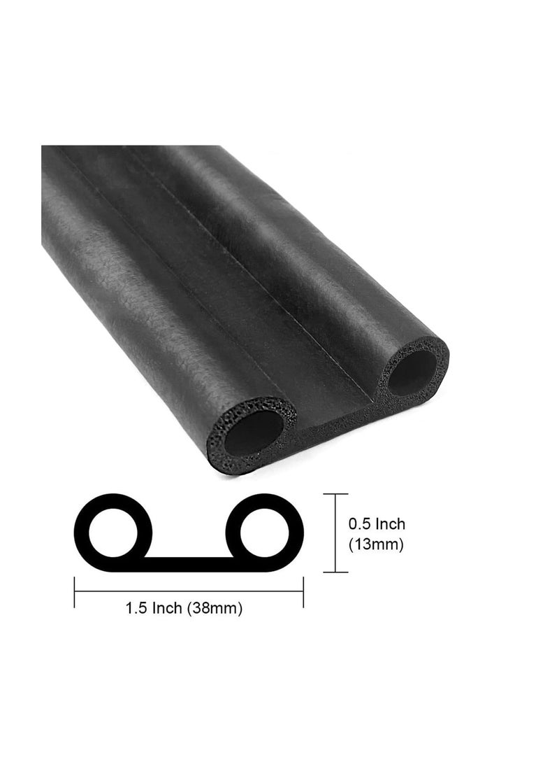 SYOSI - Car Door Seal, EPDM Car Rubber Seal Strip, 3m Adhesive Tailgate Seal for Pickups, Truck, Auto Car, Car Weather Stripping, Soundproof, Noise Reduction, Dustproof, High Temperature Resistance(1 Pack) - Image 1