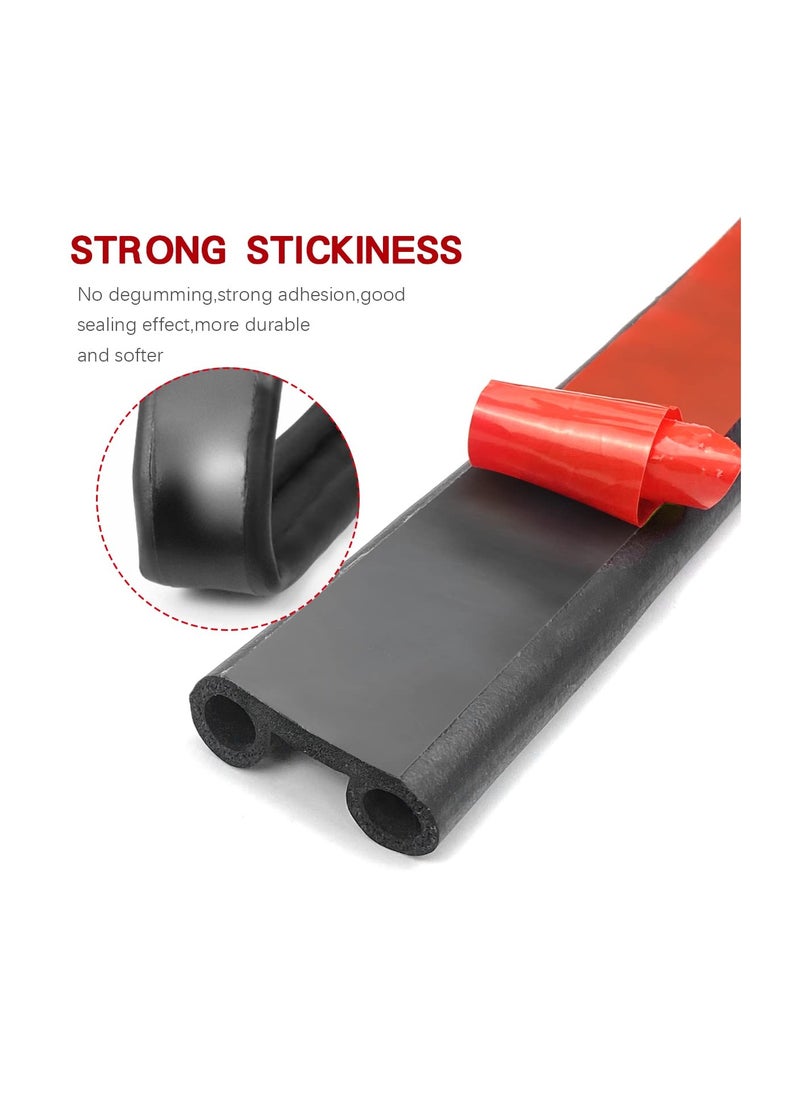 SYOSI - Car Door Seal, EPDM Car Rubber Seal Strip, 3m Adhesive Tailgate Seal for Pickups, Truck, Auto Car, Car Weather Stripping, Soundproof, Noise Reduction, Dustproof, High Temperature Resistance(1 Pack) - Image 1
