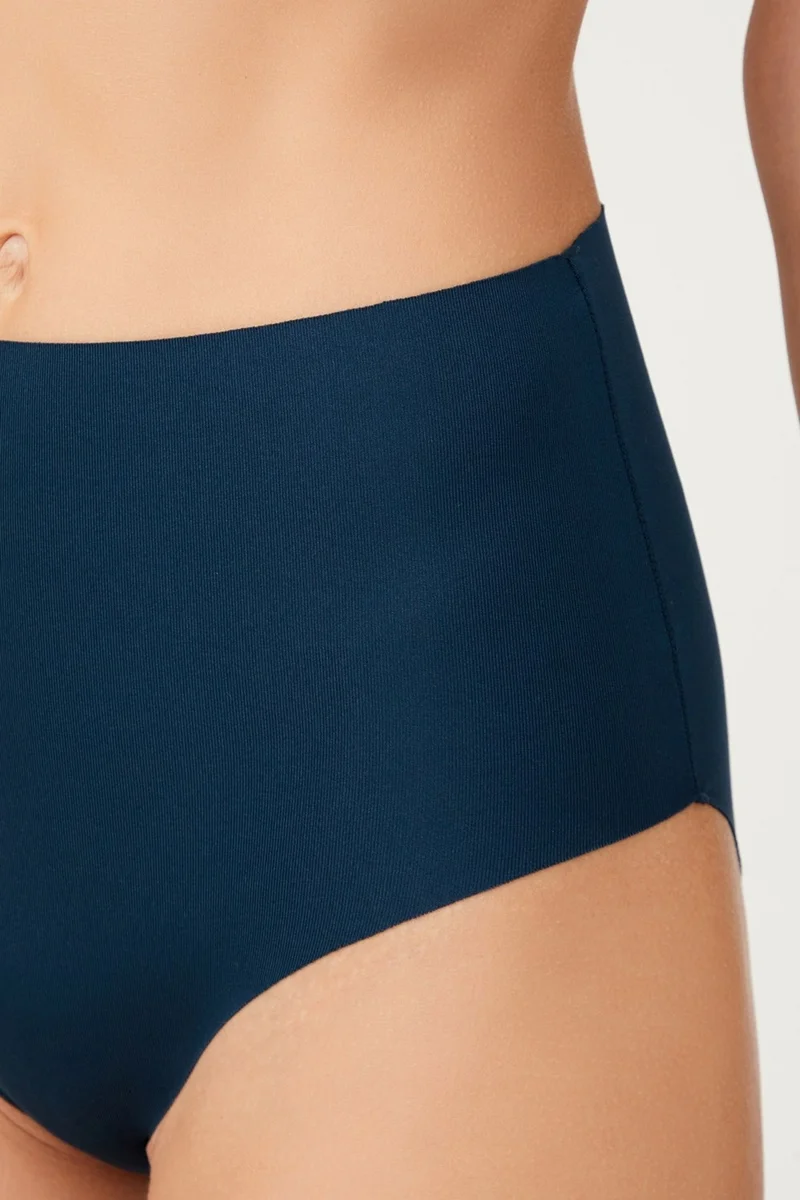 كوتن هيل High Waist Basic Laser Cut Bikini Panties 3 Pack - 4